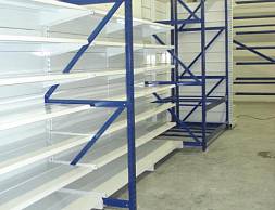 Строймаркет "Сатурн", г.Краснодар, стеллажи Cash&Carry